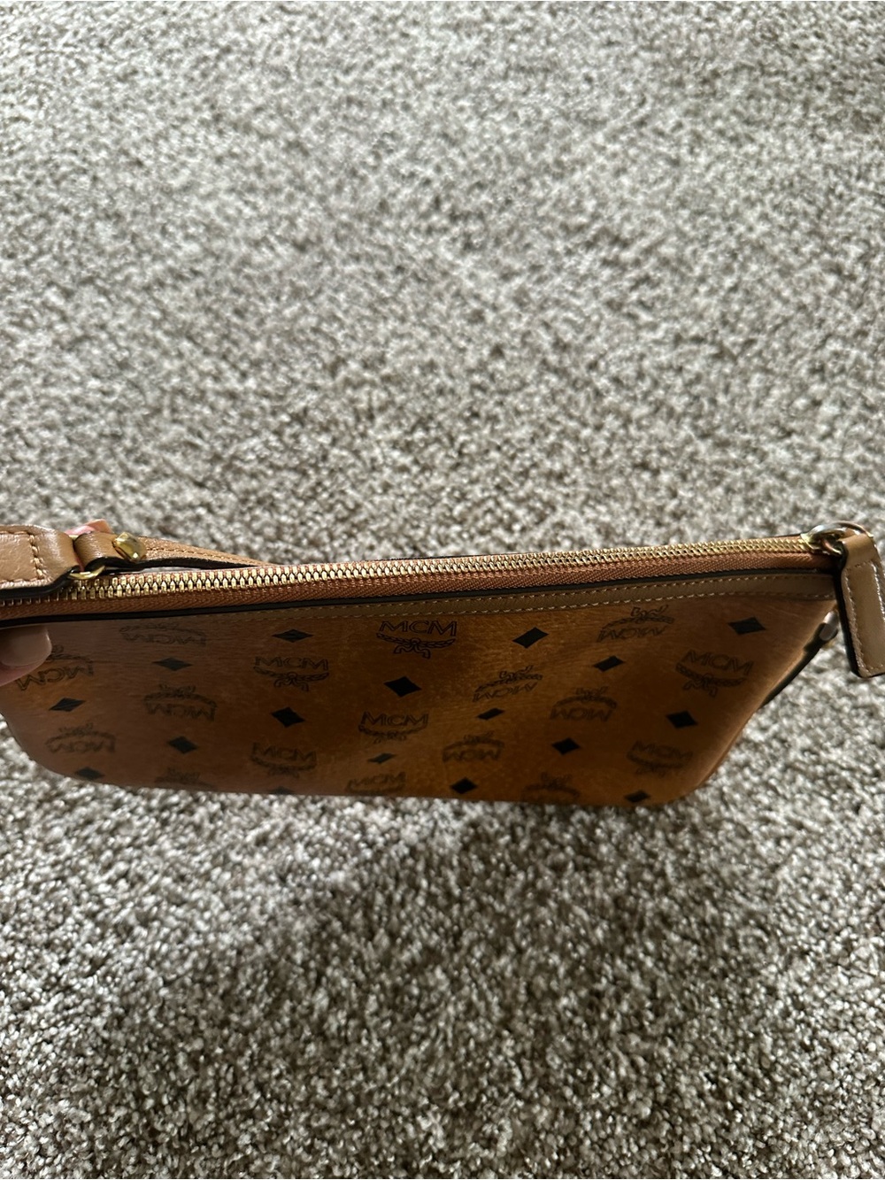 MCM Cognac Visetos Clutch Pouch; Preloved condition; Open to offers! - Picture 5 of 10